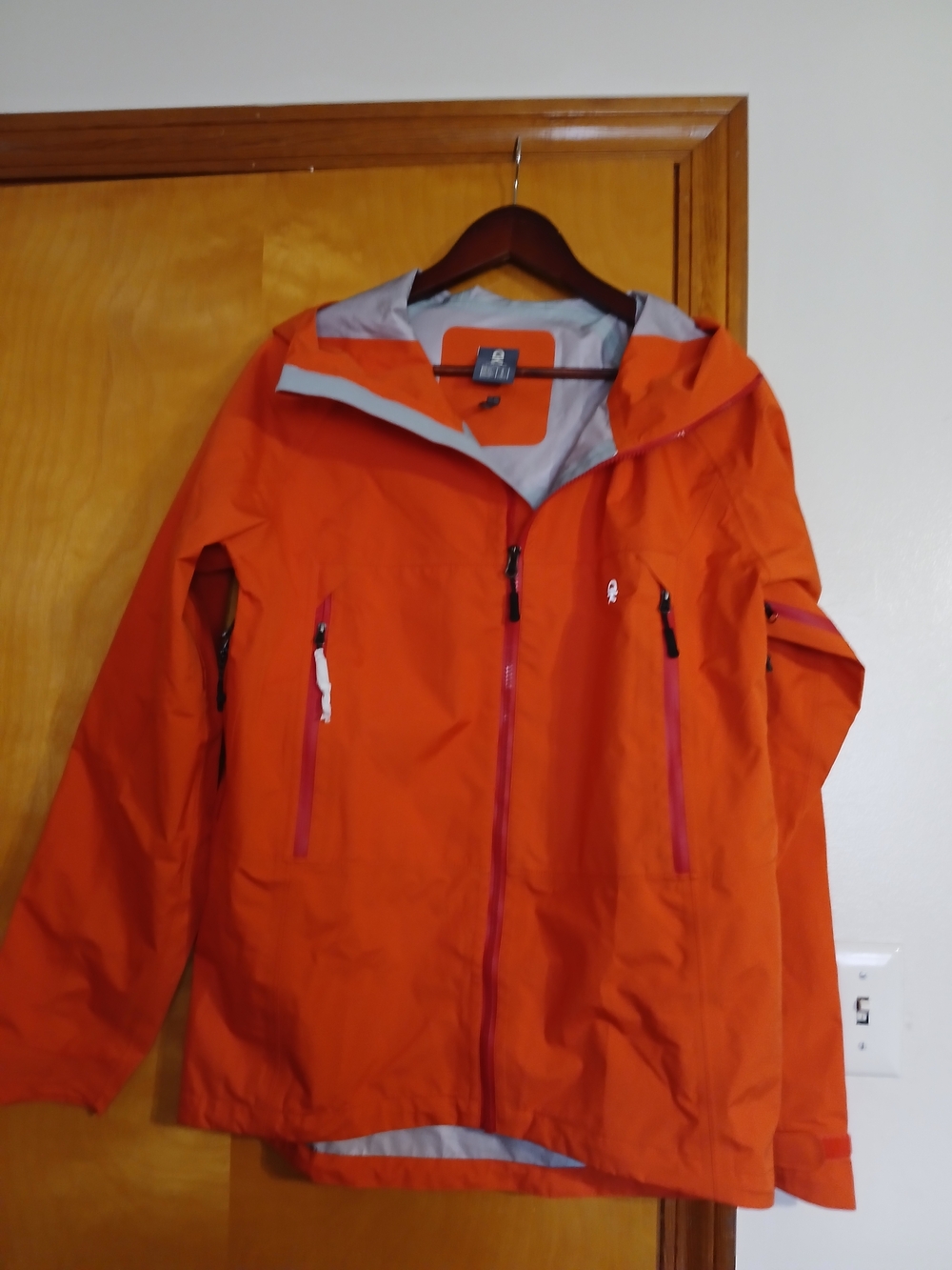Little donkey Orange Waterproof Shell Jacket